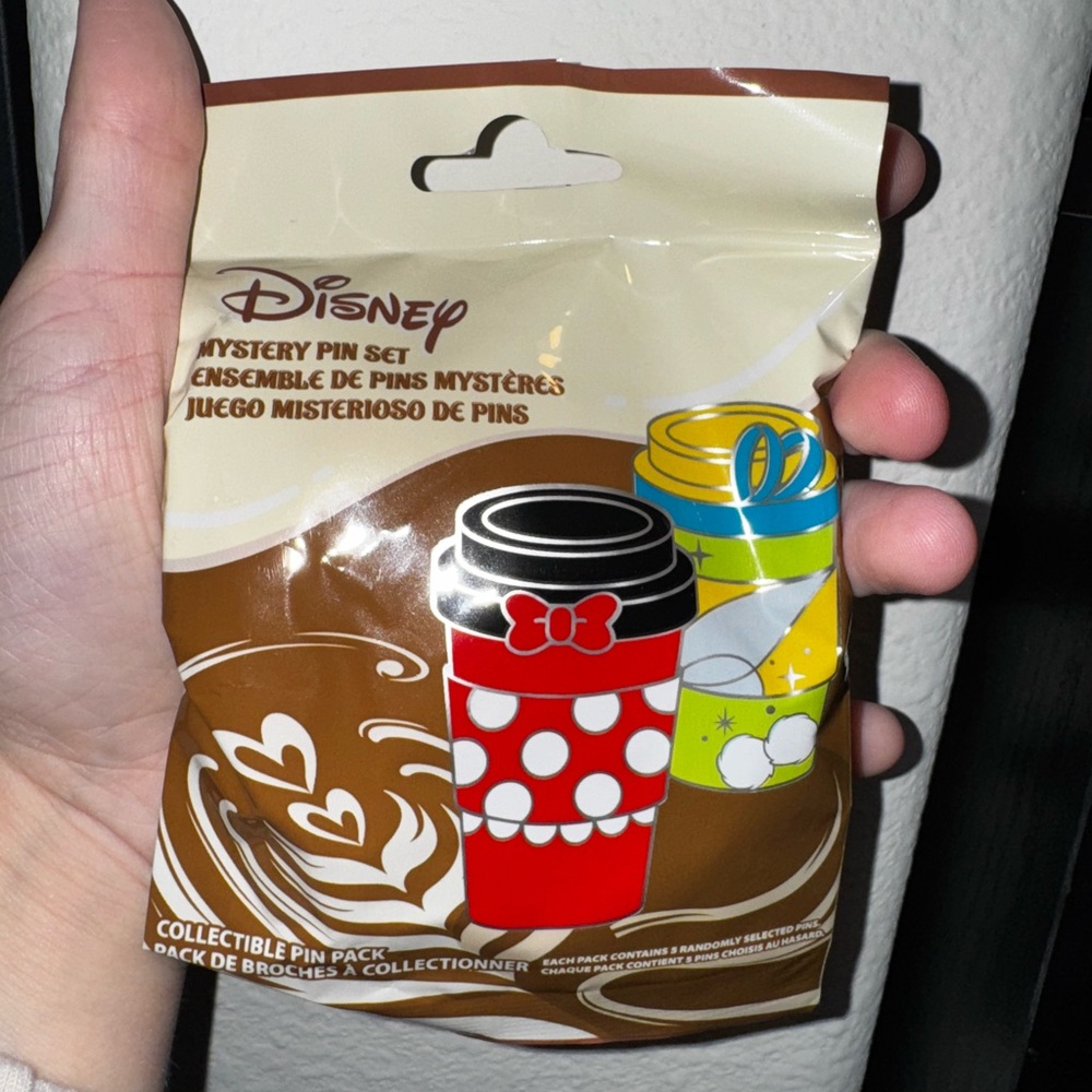 Disney coffee mug Pin Collection mystery blind bag Disney pins